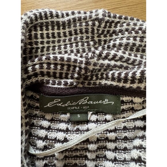 Eddie Bauer Sweater Women Cardigan Sweater Open Front Size Small Cotton Stretch - Picture 3 of 15